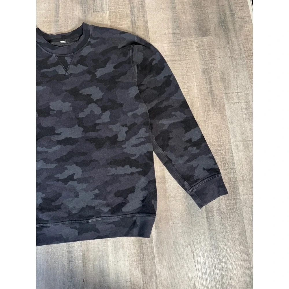 Lululemon City Sweat Crewneck Pullover Incognito Camo Womens Sweatshirt Medium